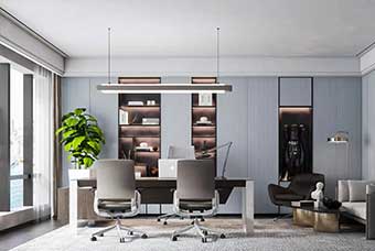 江门轻奢风格-书房