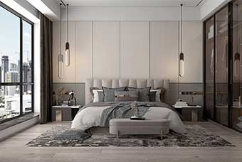 江门现代风格-卧室
