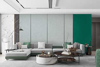 江门轻奢风格-客厅