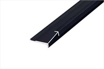 江门航空纤维墙咔铝合金阳角线（哑黑氧化）