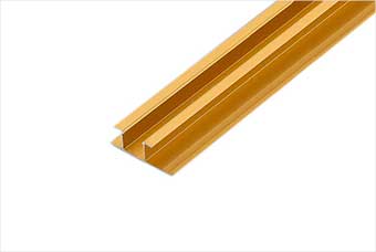 江门航空纤维墙咔铝合金带灯中条（钛金氧化）