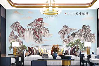 江门森佰汇航空纤维墙咔（鸿运当头）